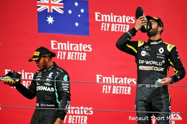 Daniel Ricciardo Renault Shoey