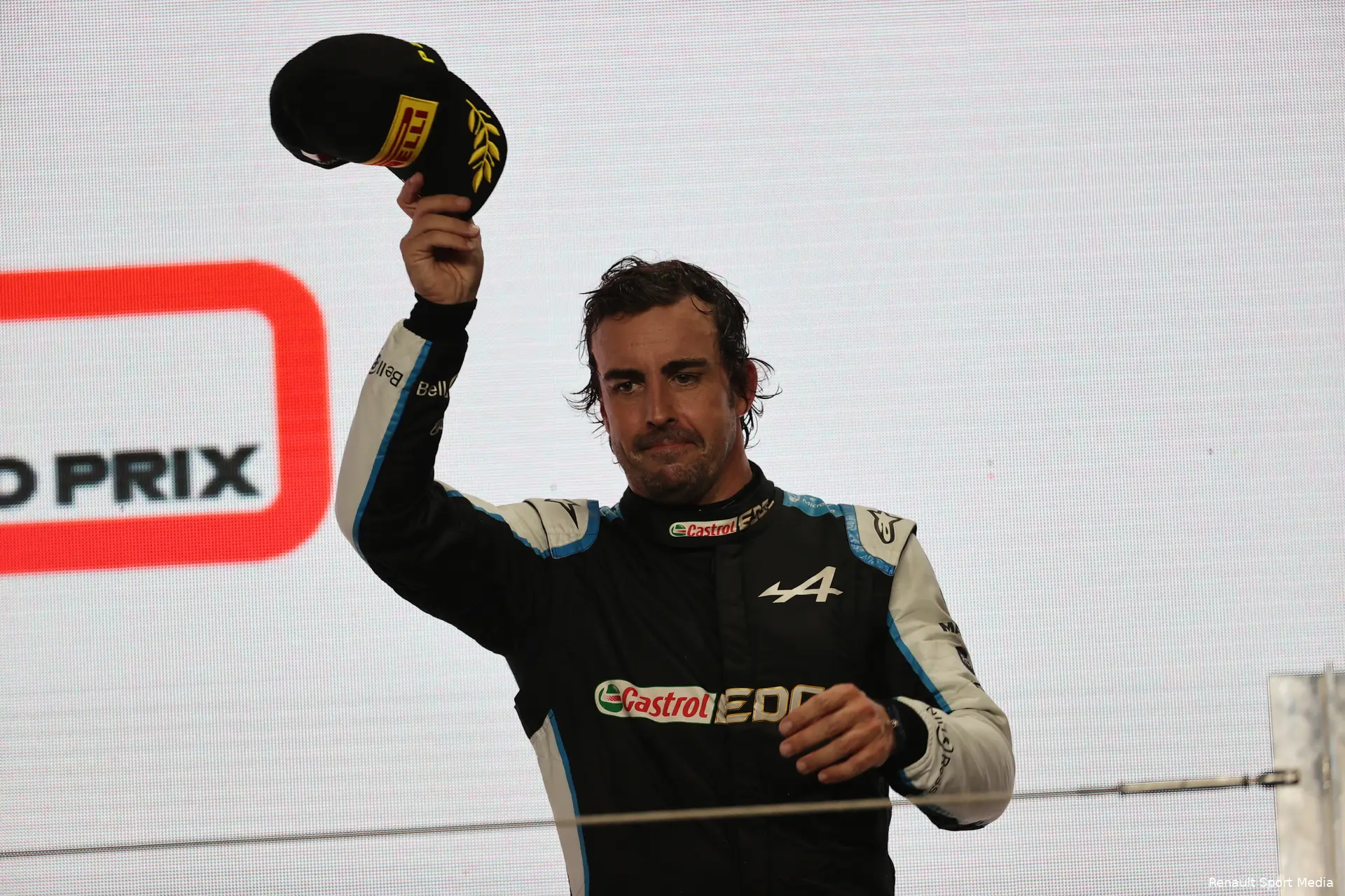 Alonso podium qatar
