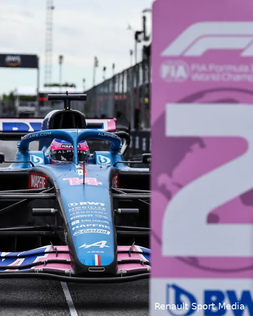 Fernando Alonso op P2, kwalificatie GP Canada 2022 (Foto:
Renault Sport Media)