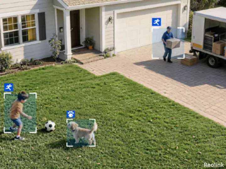 Reolinks AI image tracking