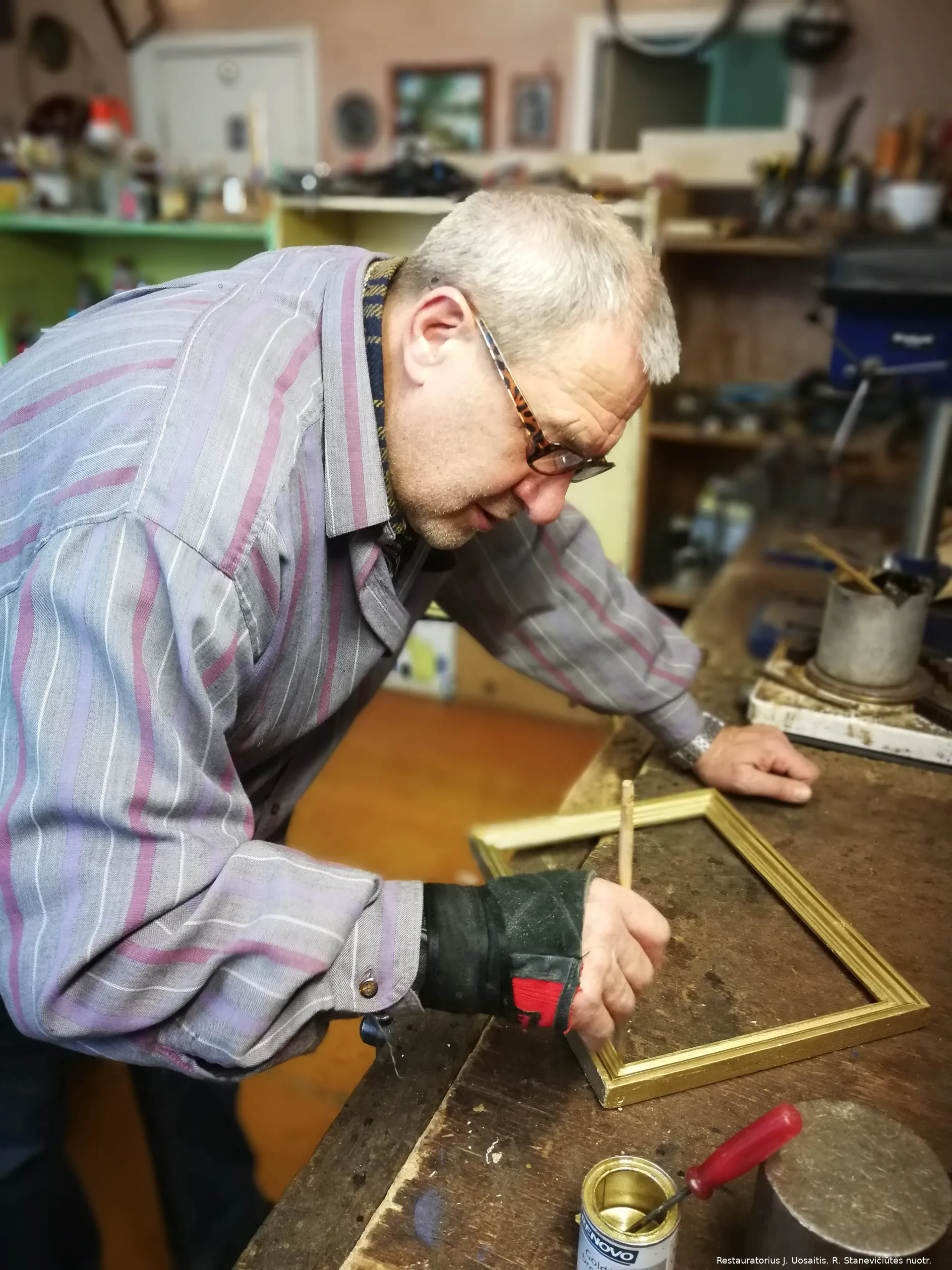 alytaus muziejaus restauratorius jonas uosaitis r staneviciutes nuotr