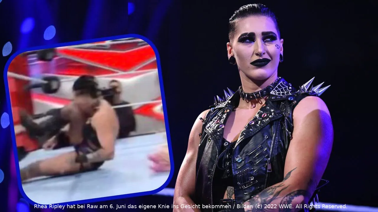 wwe rhea ripley verletzt juni 2022