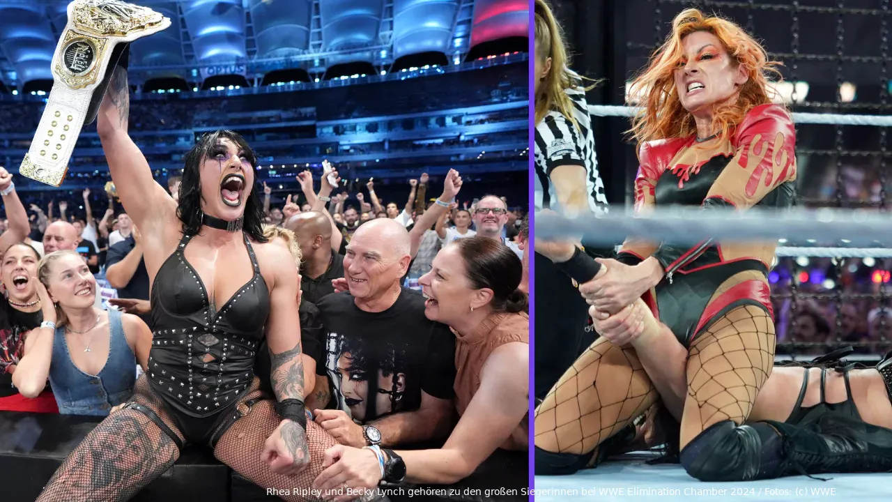 Beim Perth-Event 2024 triumphierten Rhea Ripley und Becky Lynch