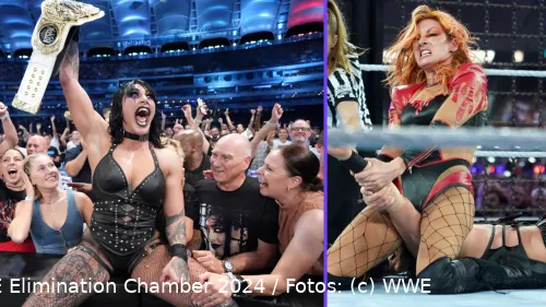 Beim Perth-Event 2024 triumphierten Rhea Ripley und Becky Lynch
