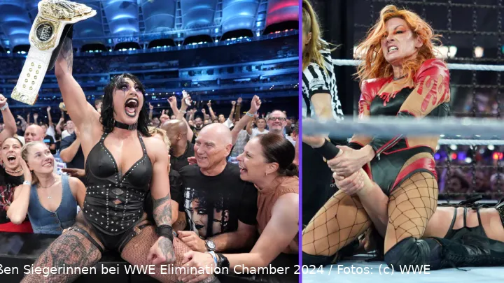 Beim Perth-Event 2024 triumphierten Rhea Ripley und Becky Lynch