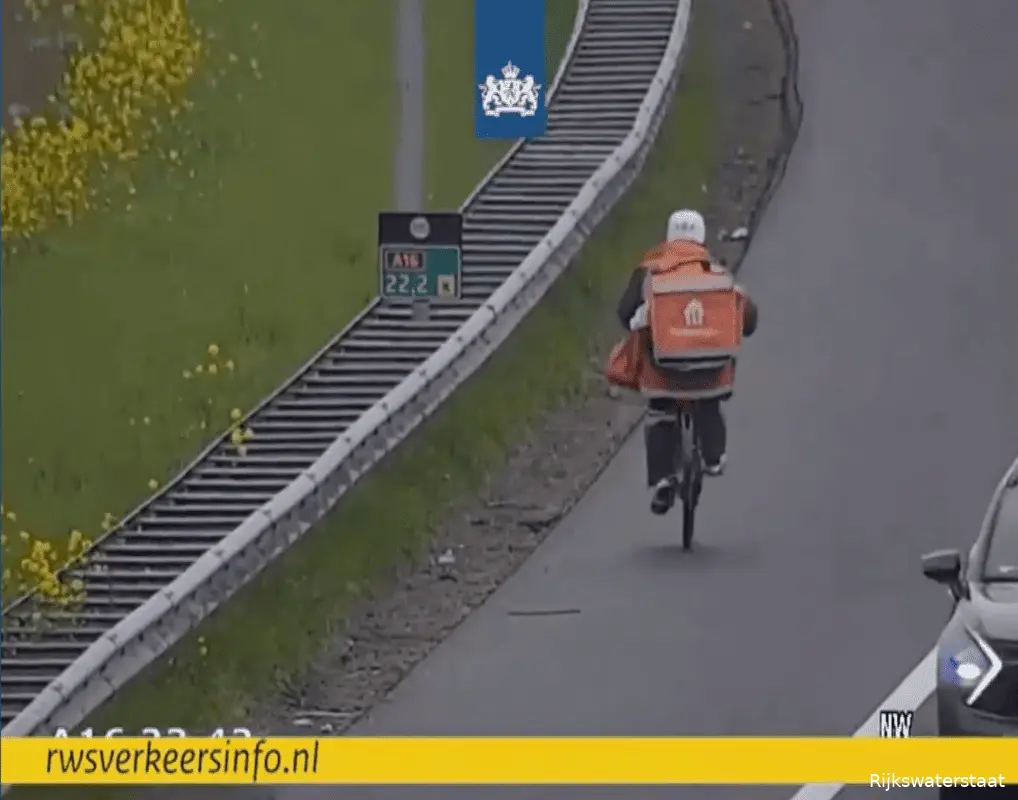 bezorger op a16