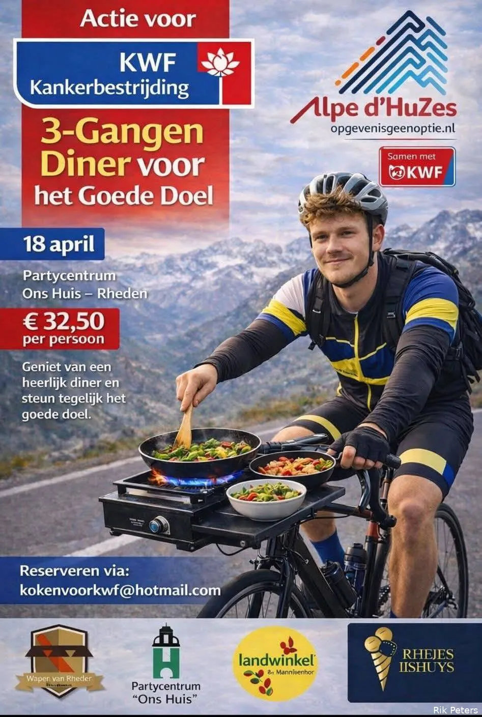 3-gangen diner in Rheden door Rik Peters: ‘Eet jij ook mee?’