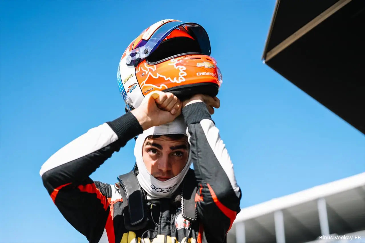 Rinus Veekay Indycar kalmthout