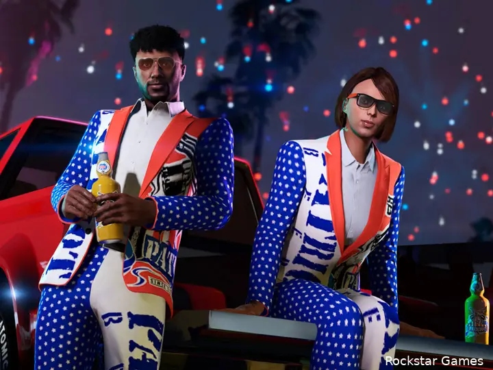 GTA Onine stars and bangles