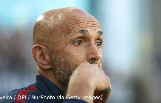 spalletti sguardo preoccupato