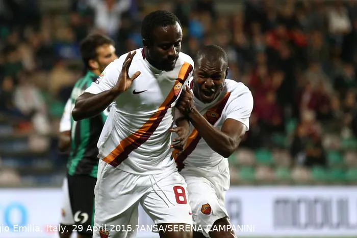 sassuolo roma doumbia ibarbo esultanza 2