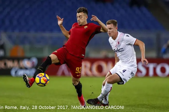 el shaarawy azione roma bologna
