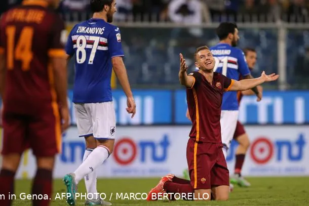 dzeko impreca samp roma