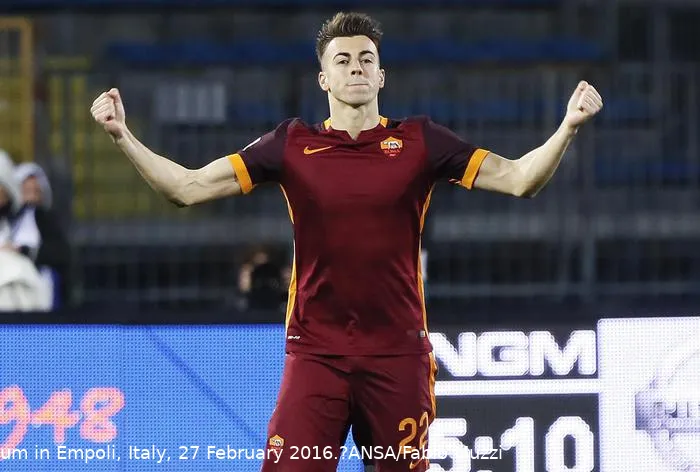 el shaarawy mezza figura esultanza empoli roma