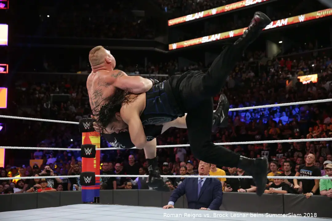 Roman Reigns vs. Brock Lesnar beim SummerSlam 2018