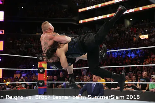 Roman Reigns vs. Brock Lesnar beim SummerSlam 2018