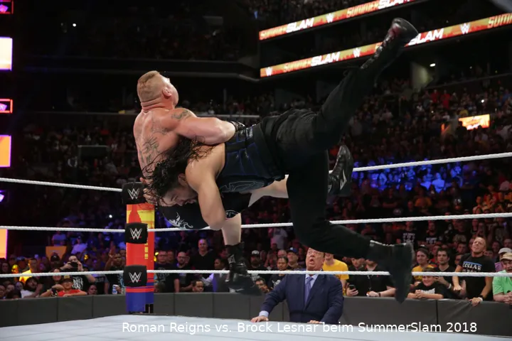 Roman Reigns vs. Brock Lesnar beim SummerSlam 2018