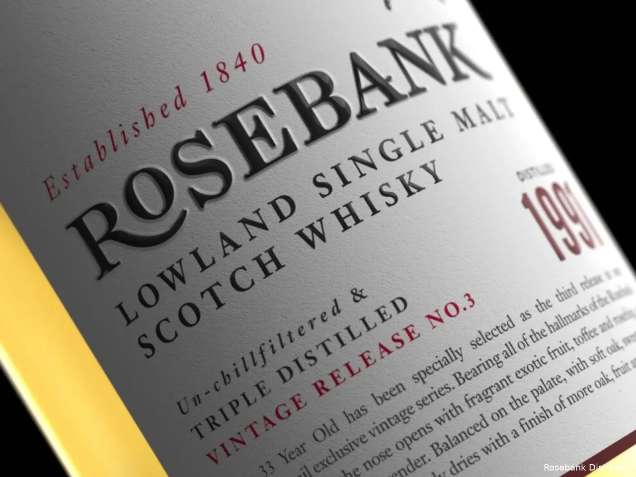 Rosebank Vintage Three whisky