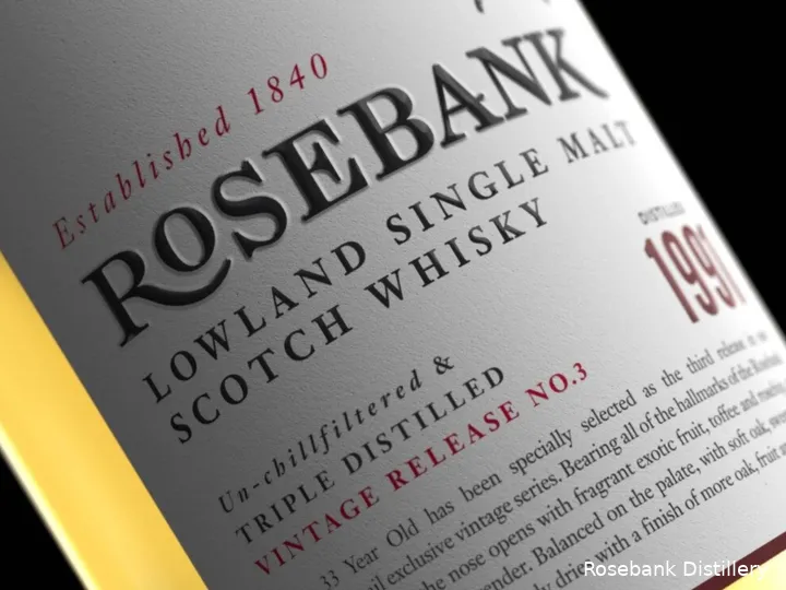 Rosebank Vintage Three whisky