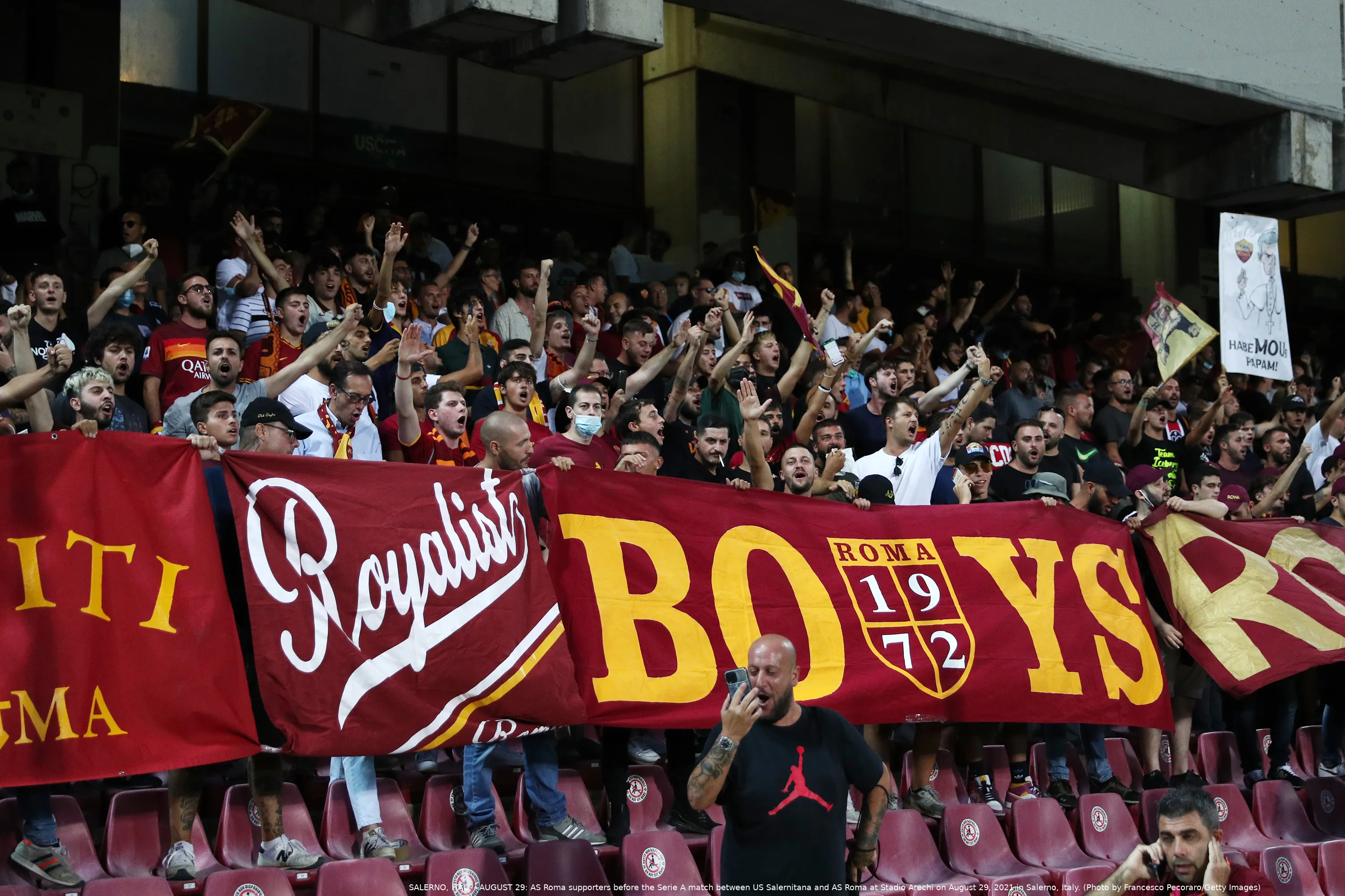 tifosi roma salerno