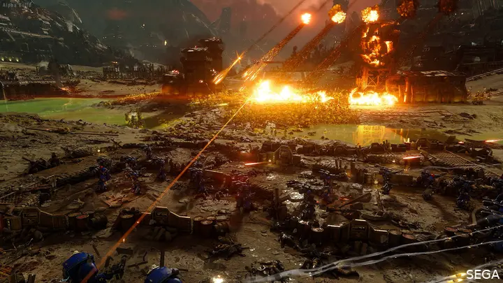 Total War Warhammer 40k bombardement