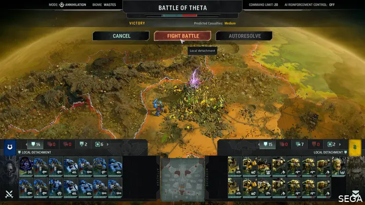 Total War Warhammer 40k planeet