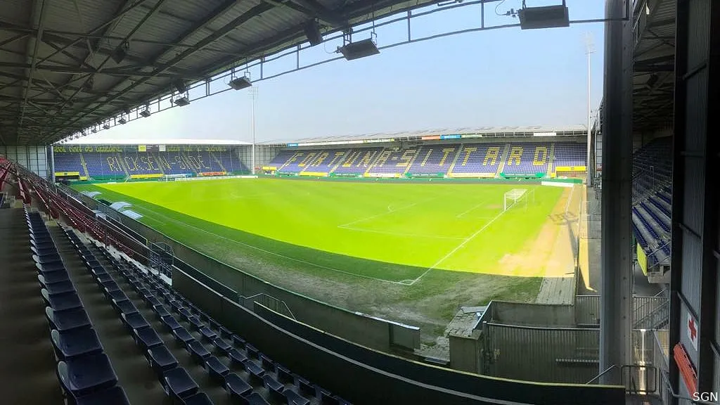 stadion fortuna sittard vanuit zuidwesthoek