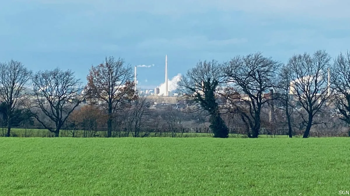 zicht op chemelot vanaf puth