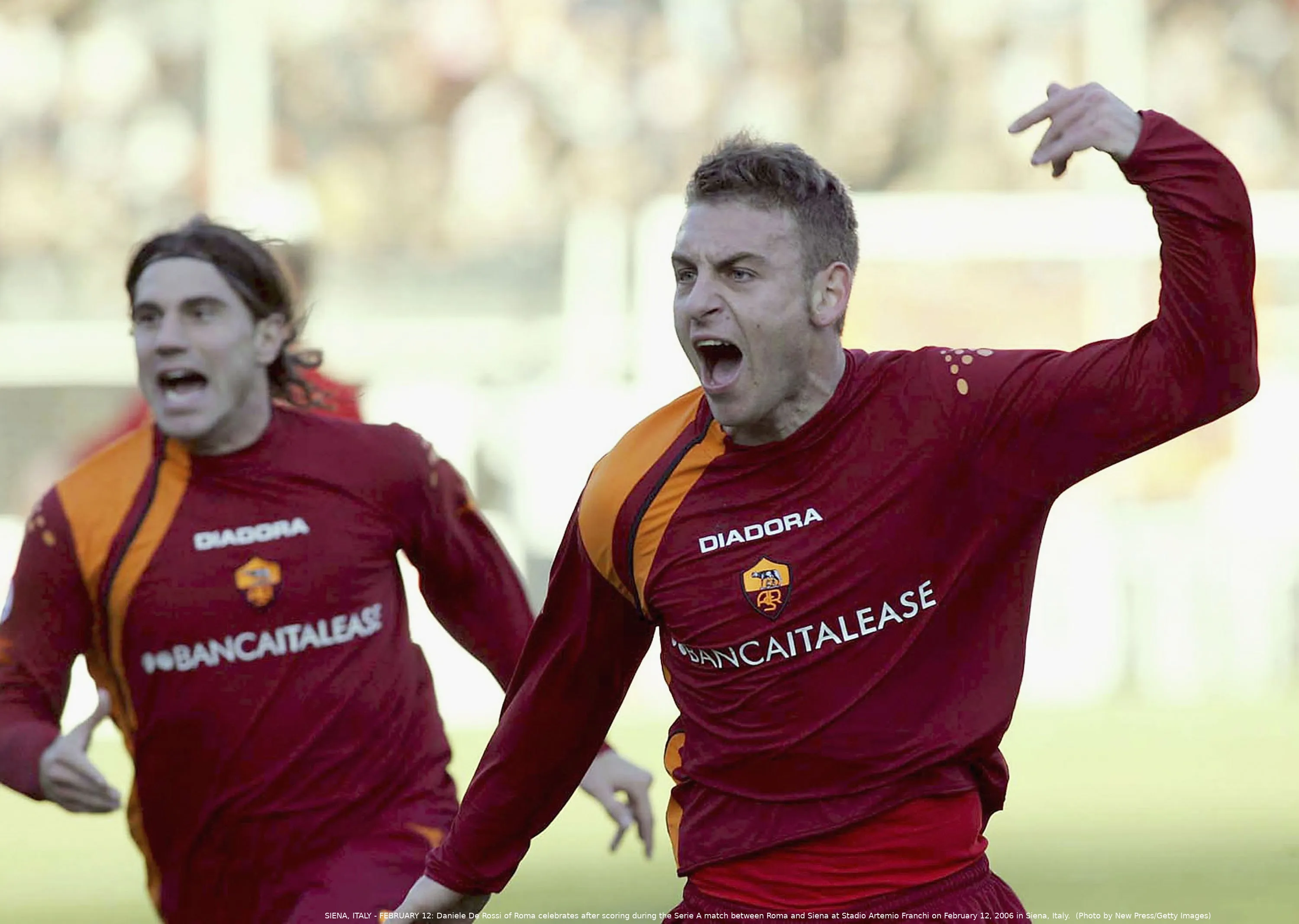 de rossi esulta