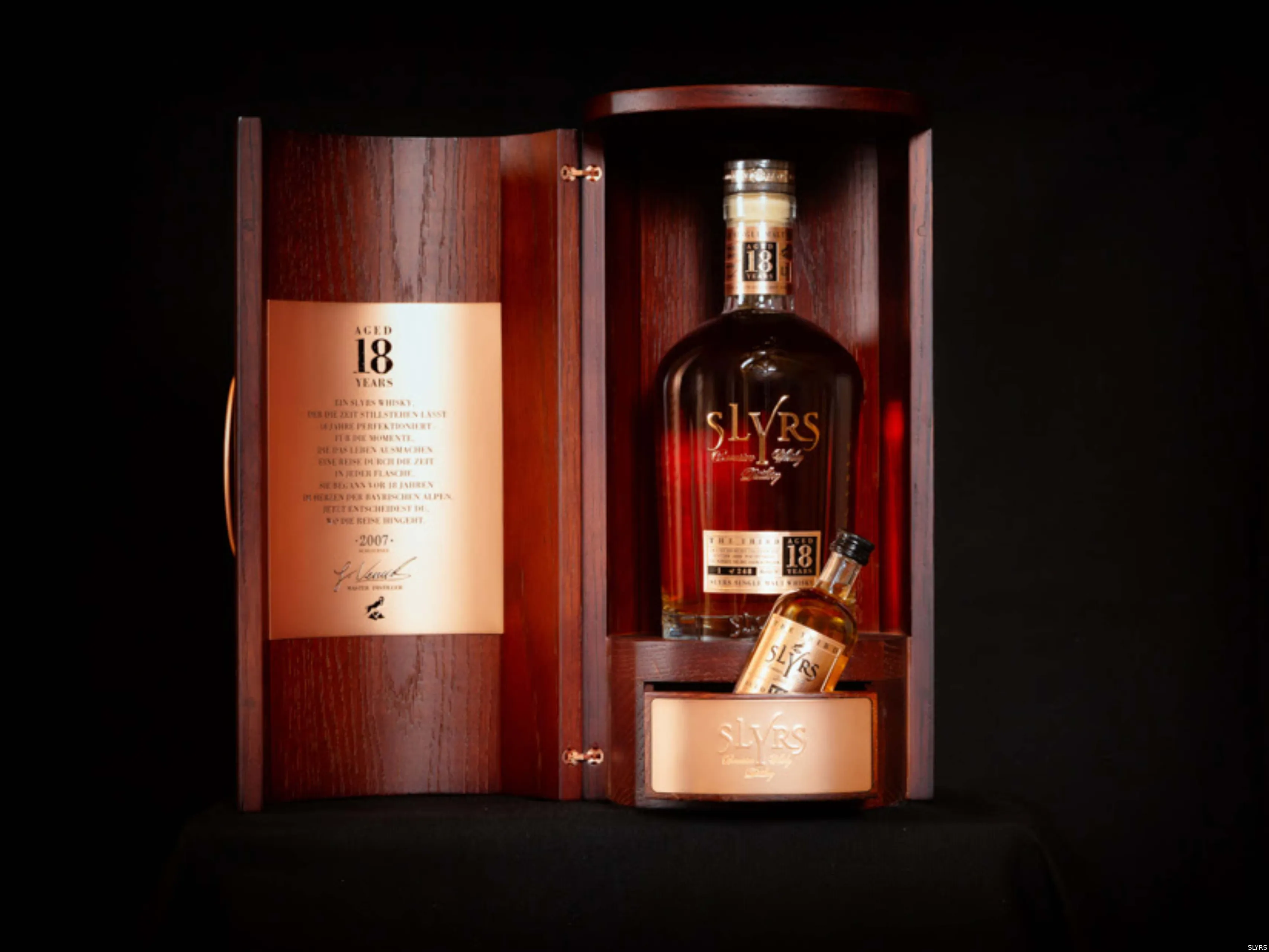 Slyrs 18 year old german single malt whisky