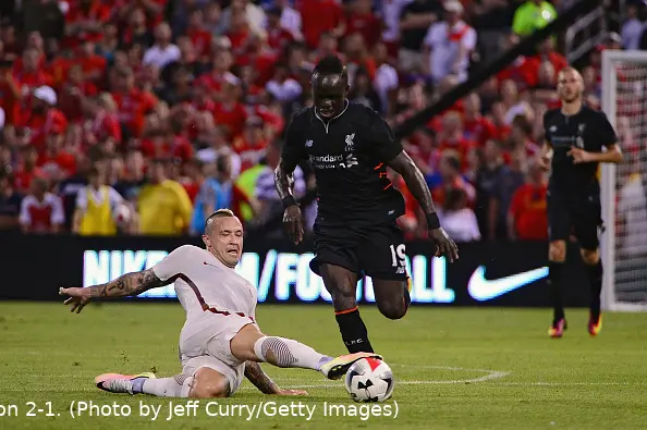 nainggolan scivolata mane roma liverpool