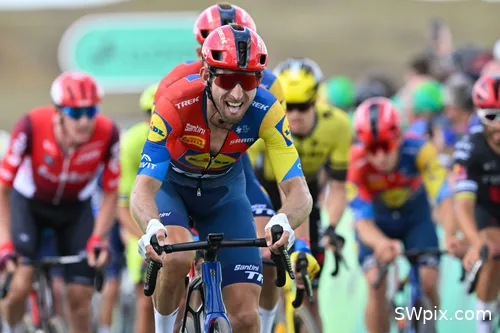 Mollema in Aktion bei der Tour of Britain