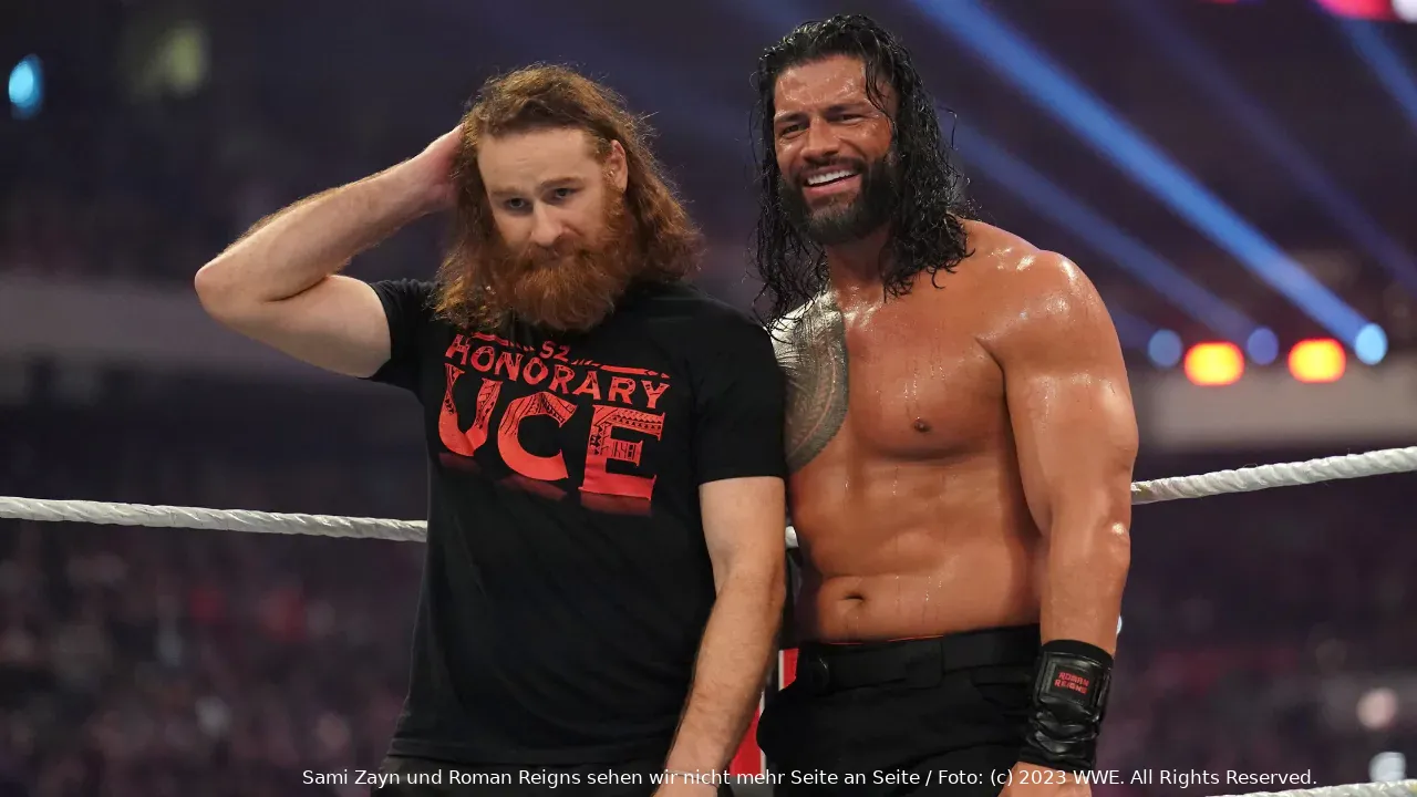 wwe sami zayn roman reigns