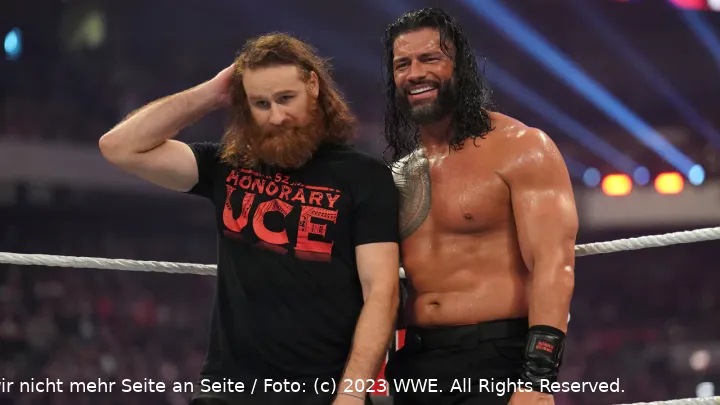 Am 14. Oktober sind diese beiden Kurzzeit-Bloodline-Kollegen wieder Gegner / Foto: (c) 2023 WWE. All Rights Reserved.