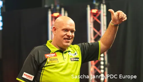 Michael van Gerwen zeigt sich in letzter Zeit nicht mehr so forsch wie früher.