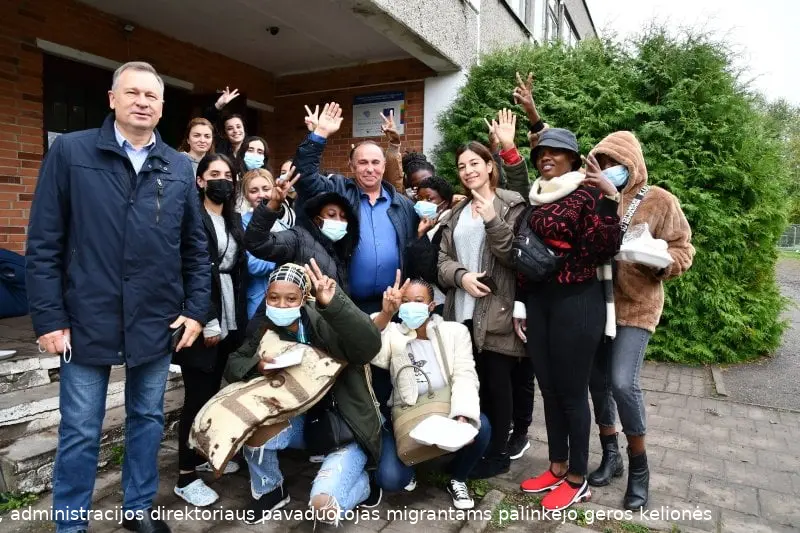 2savivaldybes meras administracijos direktoriaus pavaduotojas migrantes palinkejo geros keliones