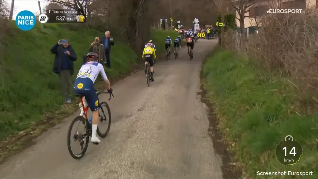 Vingegaard was ultimately unable to compete for the win due to his crash in the fifth stage of Paris-Nice