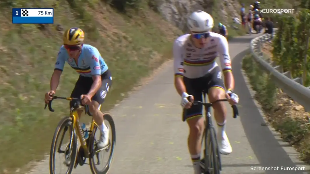 Evenepoel Pogacar EK