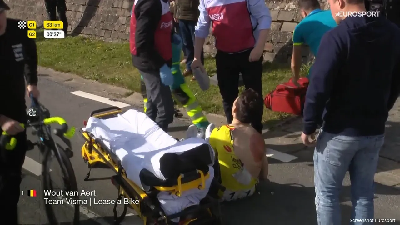 wout van aert ambulance