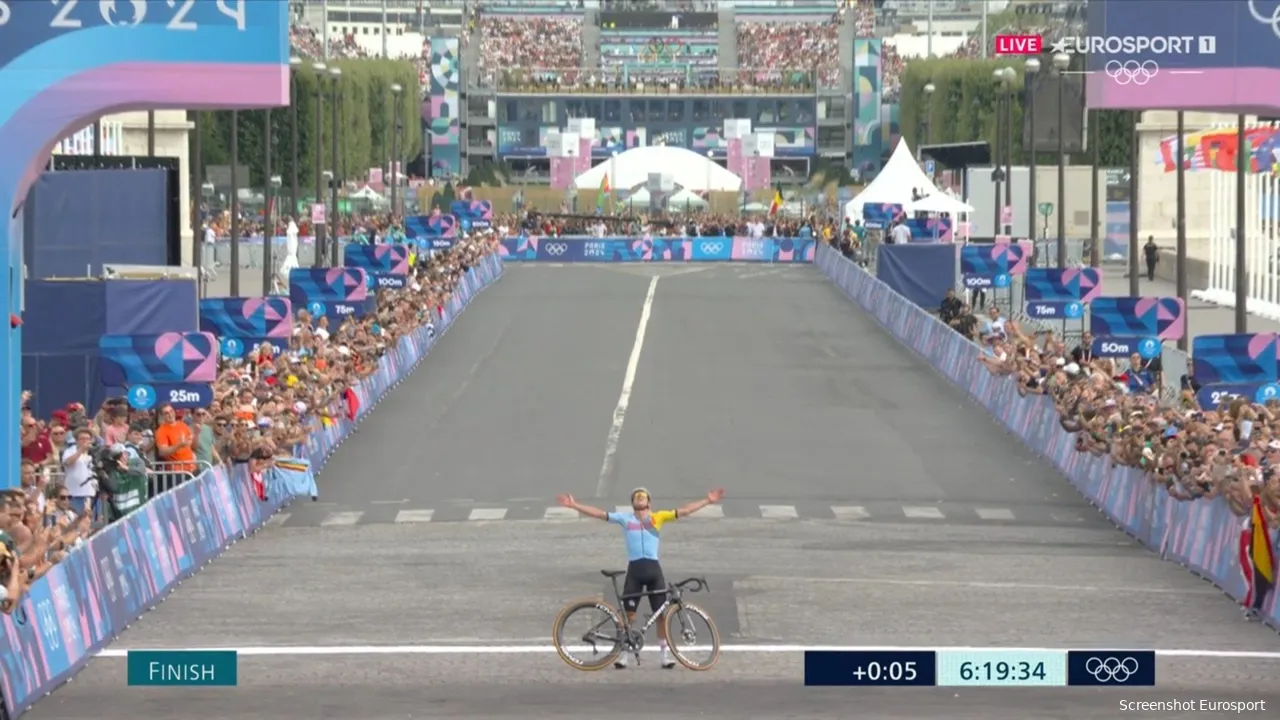 Evenepoel became Olympic champion in the time trial as well as the road race