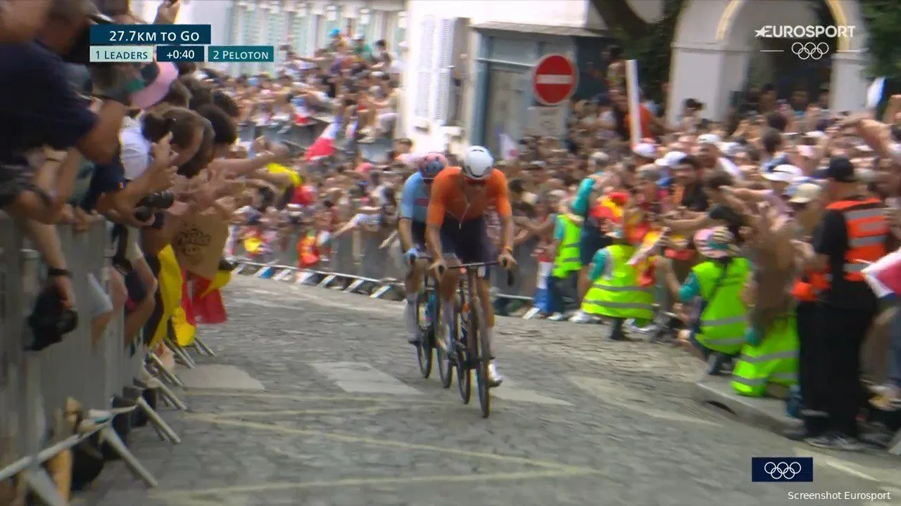 Mathieu van der Poel en Wout van Aert