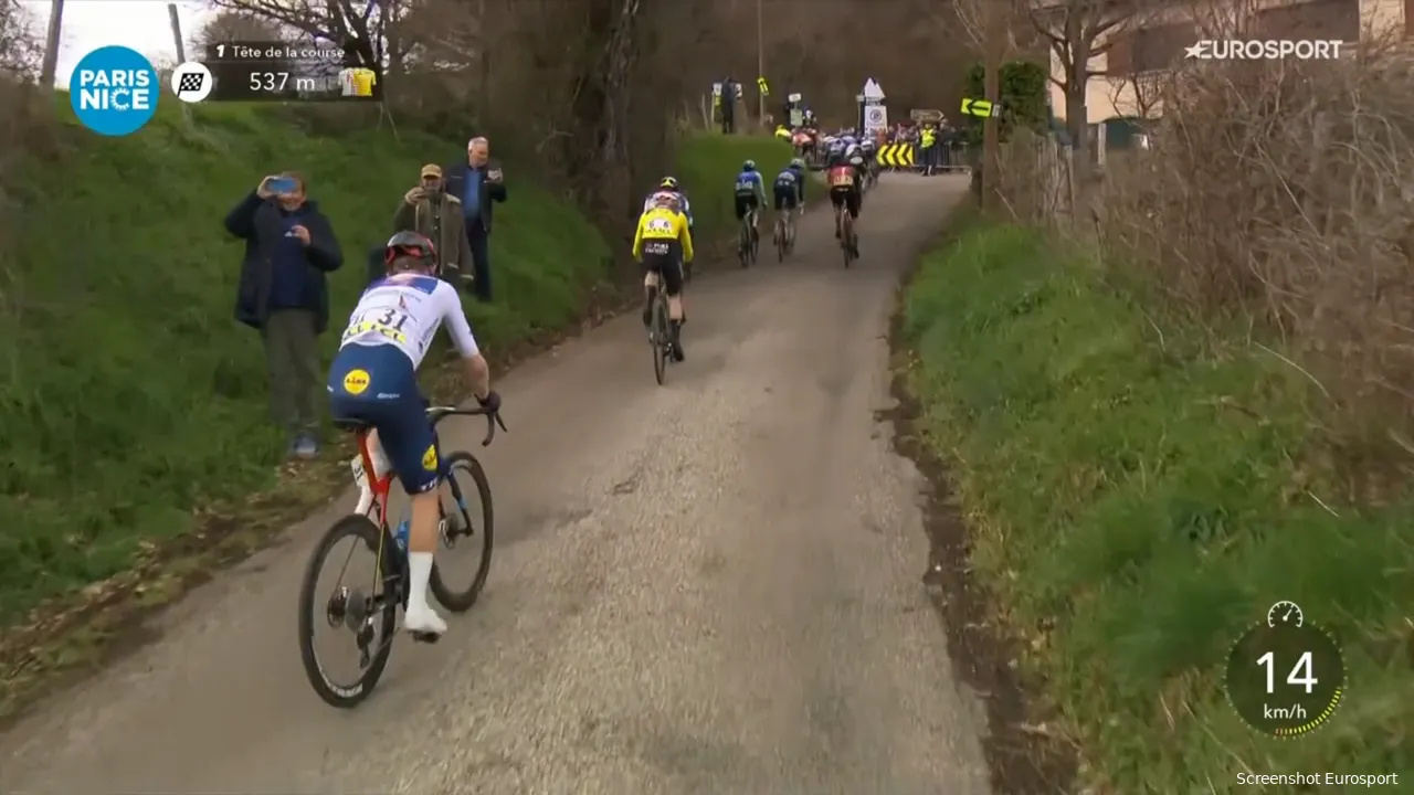 Vingegaard was ultimately unable to compete for the win due to his crash in the fifth stage of Paris-Nice