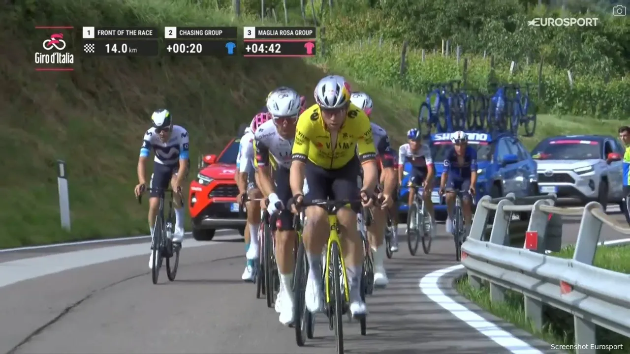 Van Aert in stage 16