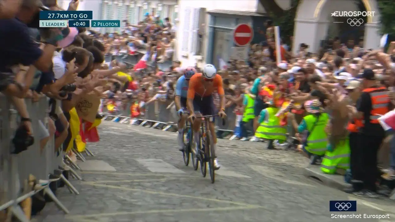 Mathieu van der Poel en Wout van Aert