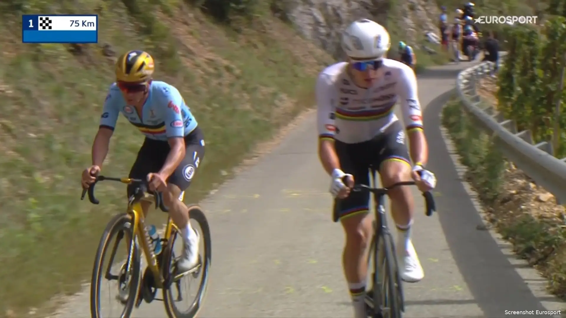 Evenepoel Pogacar EK