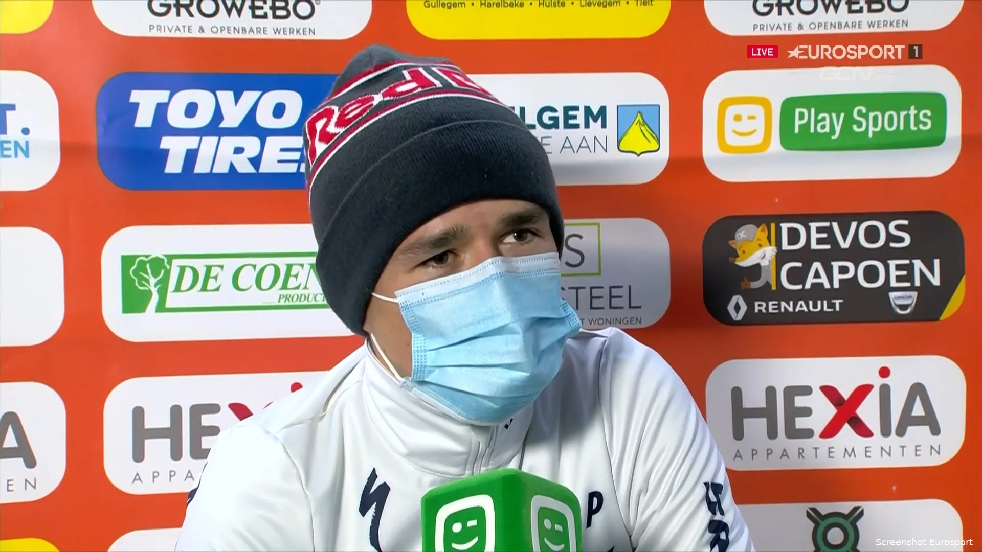 Pidcock screenshot Eurosport