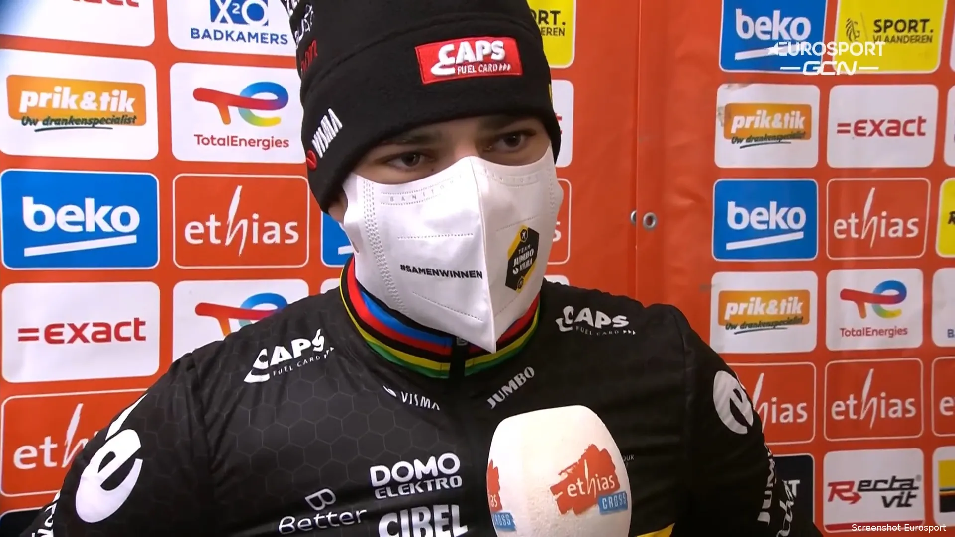 Van Aert Ethias flash