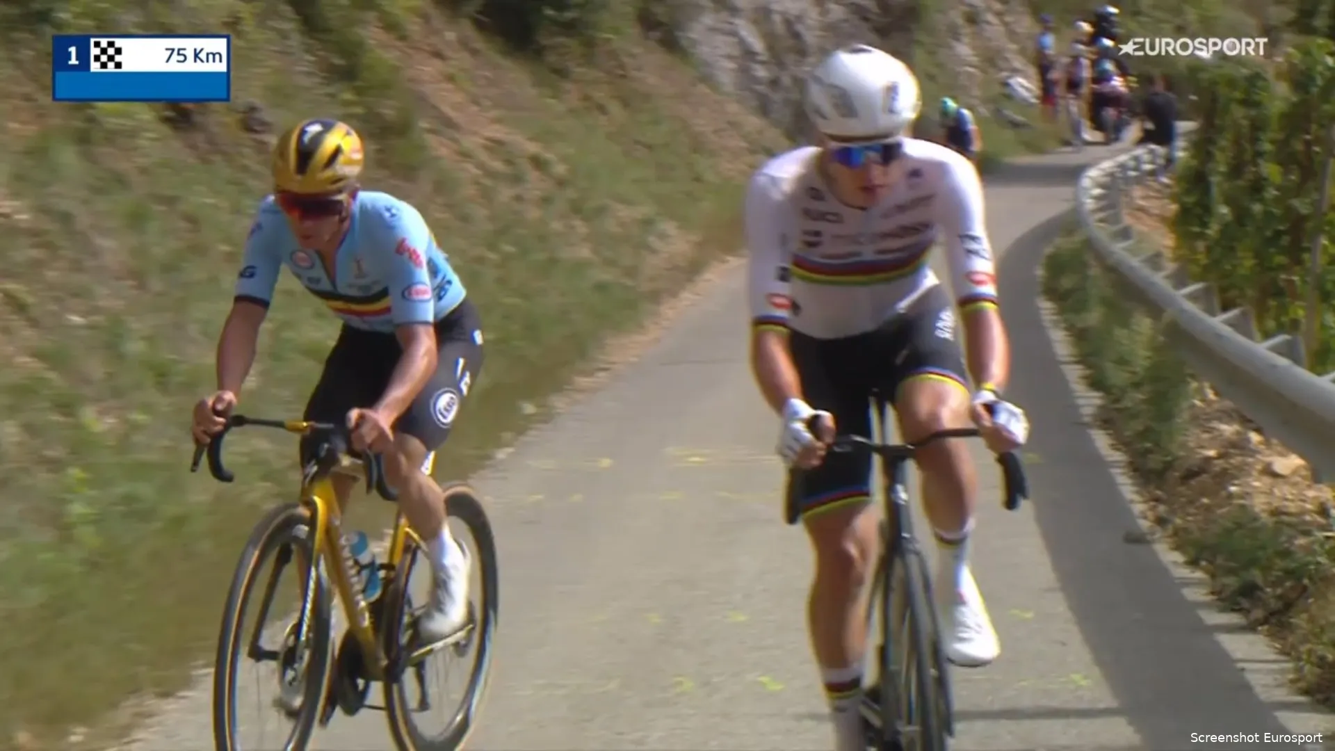 Evenepoel Pogacar EK