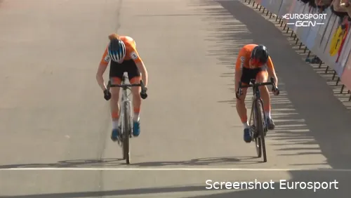 Op het WK veldrijden onder 23 in Fayetteville was Pieterse net te sterk voor Shirin van Anrooij na een zinderende strijd