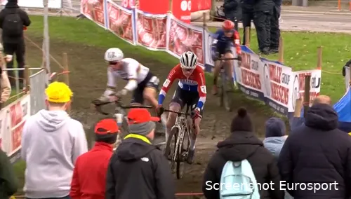 Van Empel ging onderuit in de openingsfase